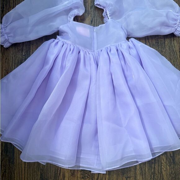 Selkie Puff Dress in Lilac size Small-H11 - Picture 6 of 8